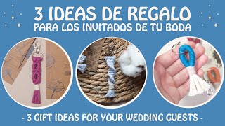 DIY  LLAVEROS DE MACRAMÉ FÁCILES REGALOS HECHOS A MANO  EASY MACRAMÉ KEYCHAINS HANDMADE GIFTS [upl. by Leahcim252]