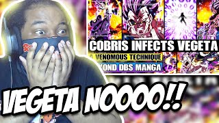 Beyond Dragon Ball Super God Of Destruction Cobris Infects Vegeta REACTION [upl. by Alrad]