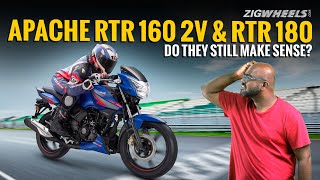 TVS Apache RTR 160 2V amp RTR 180  ZigFF  The OG Apaches [upl. by Aicilas]