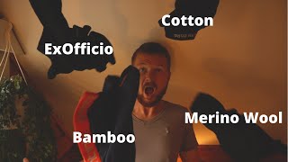 Best Boxer Briefs for Men Merino Wool vs Bamboo vs ExOfficio v Cotton [upl. by Lapham65]