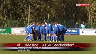 VfL Oldesloe  ATSV Stockelsdorf I FrauenVerbandsliga I 11102015 [upl. by Ilrahs290]