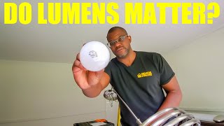 DO LUMENS MATTER  Comparing Light Fixture Brightness [upl. by Daisi]