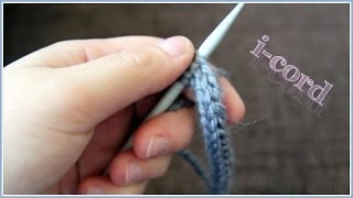 How to knit an icord [upl. by Mackintosh]