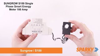 SUNGROW S100  Single phase Smart Energy Meter 100 Amp [upl. by Lianna]