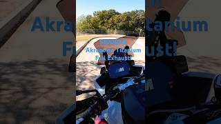 Full Akrapovic Titanium Exhaust in action bmws1000xr akrapovic [upl. by Handbook]