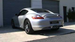 Porsche 987 Cayman sport exhaust  SCART [upl. by Valdis610]