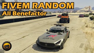 All Benefactor Random Race  GTA FiveM Random More №57 [upl. by Hock]