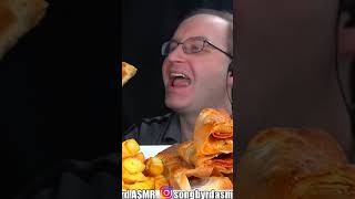 ASMR PIZZA EGG ROLLS MUKBANG shorts [upl. by Astra793]