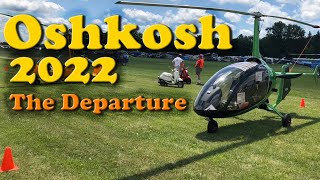 Oshkosh 2022  The Departure  After two days of awesome fun it is time to depart Air Venture [upl. by Freedman642]