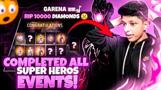 Superheros Events Spin ചെയ്തപ്പോൾ😳 Keralas Lokesh Gamer is Again Back🔥 Garena തേച്ച്🥲 Free Fire [upl. by Nicolas256]