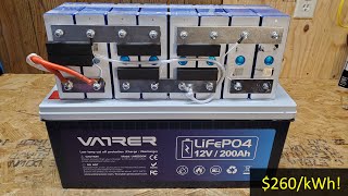 Vatrer 12V 200Ah Plus LiFePO4 Battery Review and Teardown Almost Perfect [upl. by Starinsky783]