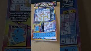 I played the 5 dollar ticket crossword puzzle and won some money 💰 [upl. by Nolak]