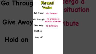 Phrasal verbs learnenglishenglishenrichyourvocabularyenhanceknowledge [upl. by Mahmud]