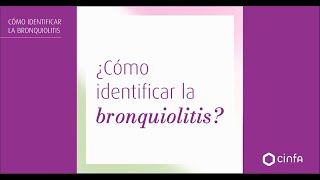 ¿Cómo identificar la bronquiolitis [upl. by Raimund]