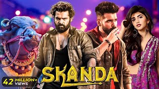 Ram Pothinenis  SKANDA 2024 New Released Full Hindi Dubbed Action Movie  Sreeleela  South Film [upl. by Oileve]