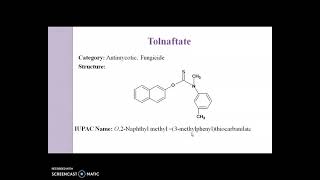 Synthesis Scheme of Tolnaftate [upl. by Enwad]