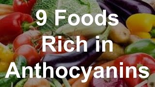 9 Foods Rich in Anthocyanins [upl. by Ydnem97]