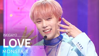 MONSTA X몬스타엑스  LOVE 인기가요 inkigayo 20220508 [upl. by Lukasz]