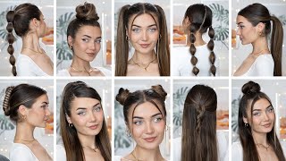 10 EASY HEATLESS BACK TO SCHOOL HAIRSTYLES [upl. by Miah]