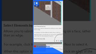 Aprende a seleccionar por cara en Revit 🚀💻 [upl. by Rheinlander]
