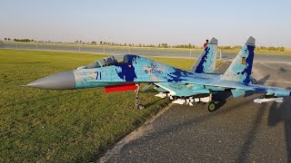 SKY MASTER SU27 16 scale with JetCat P220 X2 turbine engine [upl. by Sherrie]