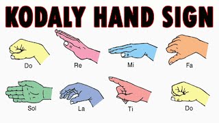 KODALY HAND SIGN SOLFEGE DO RE MI With C notebased binaural beat [upl. by Aihtak]