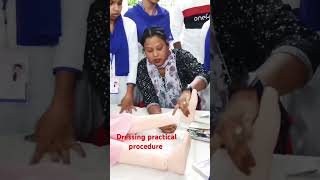 Dressing procedure in nursing meditation nursingdegree medicalhealth viral [upl. by Marcia]