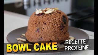 RECETTE RAPIDE DE BOWL CAKE PROTEINES MOINS DE 400 CALORIES [upl. by Zimmer]