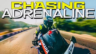 Chasing Adrenaline😍  Modified R15 V3🥰  Mast boys  trending adrenaline rush bike rider fast [upl. by Oirasor]