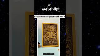 Beautiful wall Art New Design Art amp Artist  Hastshilpi indianhandicrafts craft artist [upl. by Esirehc]