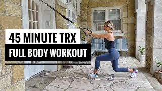 45 Minute TRX Full Body Workout [upl. by Cynarra]