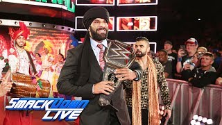 Witness Jinder Mahals Punjabi Celebration SmackDown LIVE May 23 2017 [upl. by Mclain]