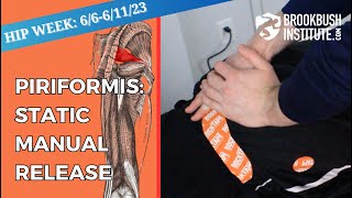 Static Manual Release Piriformis [upl. by Llebyram]