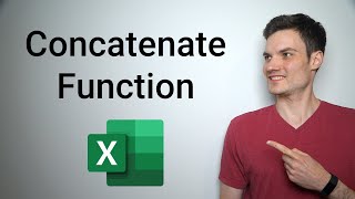 Concatenate Excel Tutorial [upl. by Reamy]