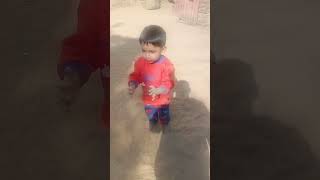 Rajsthan ki ret me khelte mere bacche funny cute [upl. by Concepcion681]