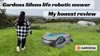 Honest review of our Gardena Sileno Life Robotic Lawnmower [upl. by Atinav]