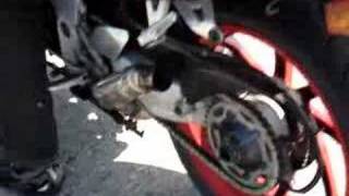 My Honda VFR400R NC30 with no exhaust 2 [upl. by Yehsa498]