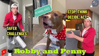 Try Not to Laugh Watching Robby and Penny Tik Tok Videos  Funniest Robby and Penny Shorts 2024 [upl. by Doreg62]