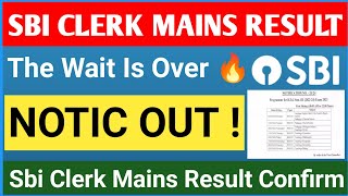 About sbi clerk mains result 2024 date  Sbi Clerk Mains Result Latest Update  Sbi Cut Off ✅ [upl. by Cichocki]