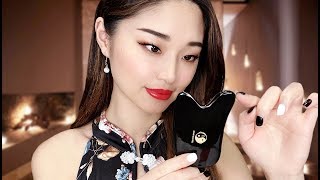 ASMR Chinese Gua Sha Massage and Facial [upl. by Nager]