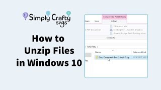 How to Unzip Files in Windows 10 [upl. by Aehsa130]