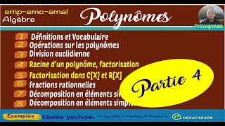 Racines dun polynôme et factorisation partie 4 [upl. by Hardner]