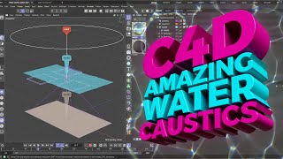 REDSHIFT C4D FREE PROJECT FOOTAGE  WATER CAUSTICS LOOP [upl. by Eirameinna]