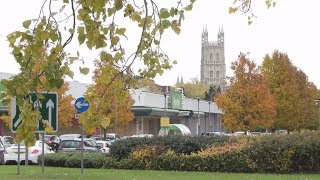 Autumn walk in Gloucester City [upl. by Harrell]