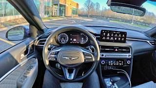 2024 Genesis G70 AWD 33T Sport Prestige  POV Driving Impressions [upl. by Floss]