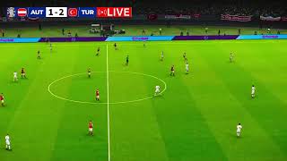 Austria vs Turkey  UEFA Euro 2024  eFootball Pes 21 Gameplay PLSL 150 [upl. by Dyanne]