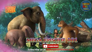 Jungle book  Mowgli  MEGA EPISODE 101  Animation Series  Adventures Of Mowgli powerkidsworld ​ [upl. by Adnic]