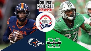 2023 Frisco Bowl Simulation  UTSA vs Marshall [upl. by Caniff]