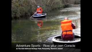 Adventure Activities  Row your own Coracle boat [upl. by Tikna966]