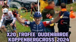 KEY MOMENTS  X2O Trofee Oudenaarde  Koppenbergcross 2024 [upl. by Dowlen]